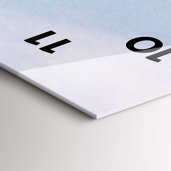 Reloj de vidrio vertical Basílica de San Esteban - espejomat.es