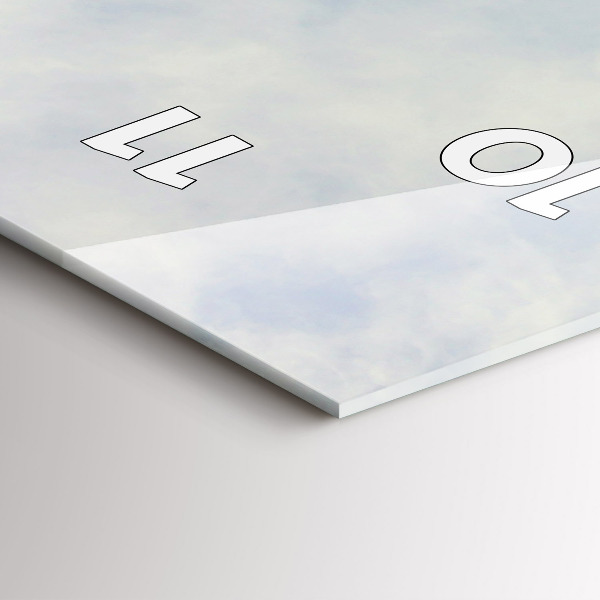 Reloj de vidrio vertical Mirador en Sevilla - espejomat.es