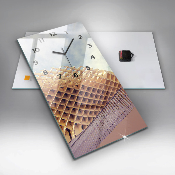 Reloj de vidrio vertical Mirador en Sevilla - espejomat.es