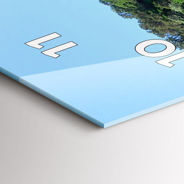 Reloj de cristal vertical Cueva submarina - espejomat.es