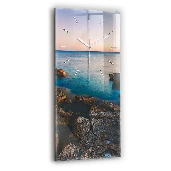 Reloj vertical Paisaje marino - espejomat.es