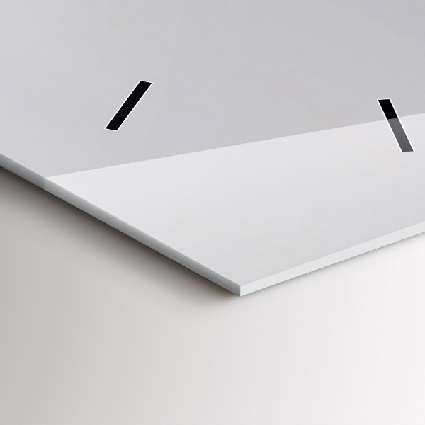 Reloj vertical Vista del mar Mediterráneo - espejomat.es