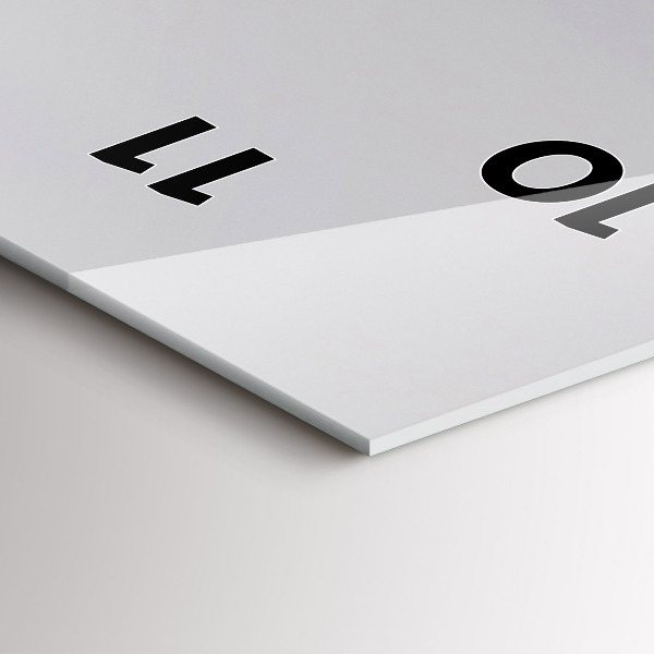 Reloj vertical Vista del mar Mediterráneo - espejomat.es