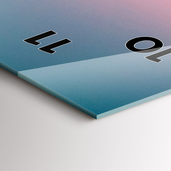 Reloj vertical Rocas al atardecer - espejomat.es