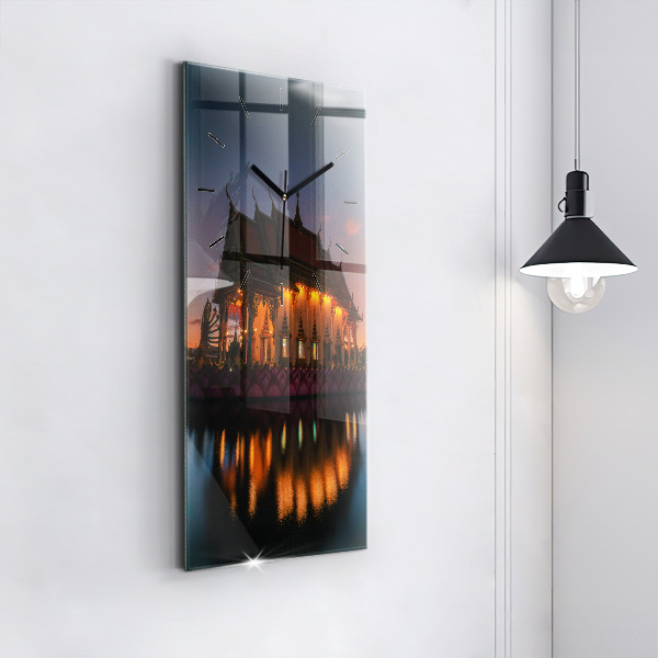 Reloj vertical Templo en Bangkok - espejomat.es