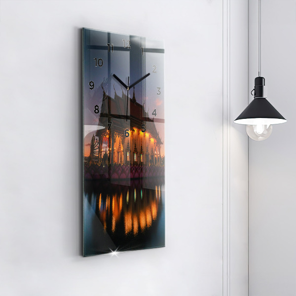 Reloj vertical Templo en Bangkok - espejomat.es