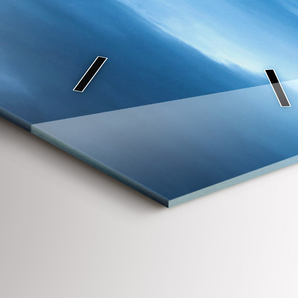 Reloj de vidrio vertical Cascada de Gullfoss en Islandia - espejomat.es