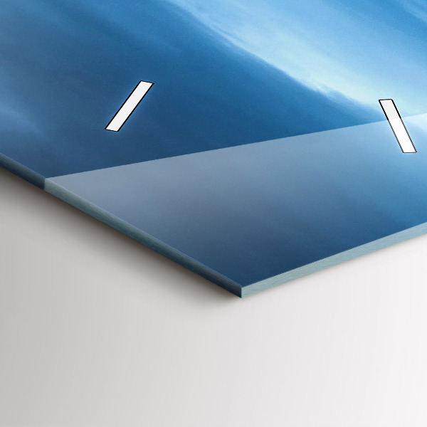 Reloj de vidrio vertical Cascada de Gullfoss en Islandia - espejomat.es