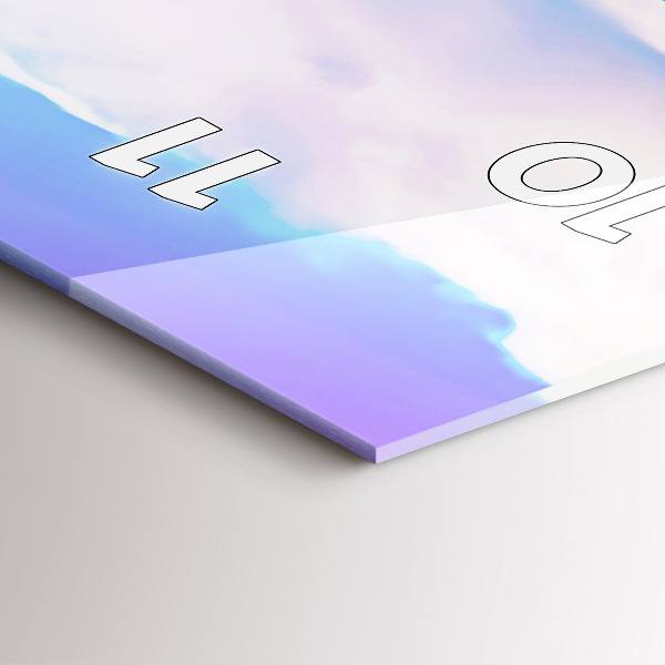 Reloj de vidrio vertical Godafoss en Islandia - espejomat.es