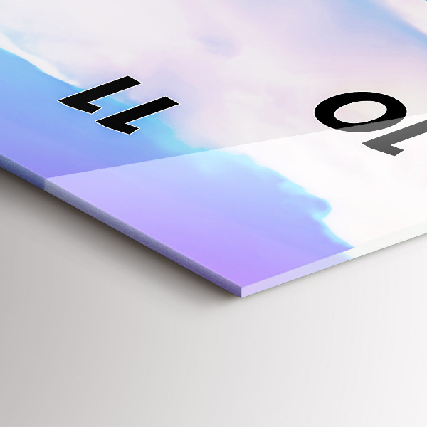 Reloj de vidrio vertical Godafoss en Islandia - espejomat.es