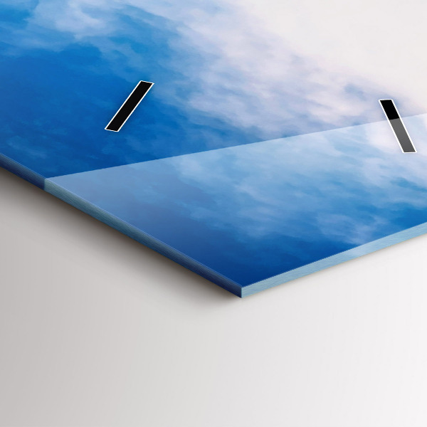 Reloj de cristal vertical Cascada en Islandia - espejomat.es