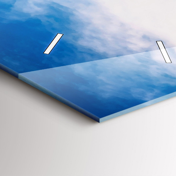 Reloj de cristal vertical Cascada en Islandia - espejomat.es