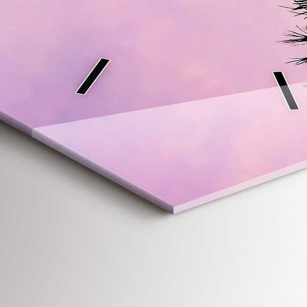 Reloj vertical Puesta de sol en Los Ángeles - espejomat.es