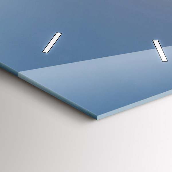 Reloj de vidrio vertical Paisaje de montaña - espejomat.es