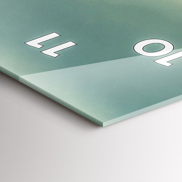 Reloj vertical Amanecer Beskids - espejomat.es