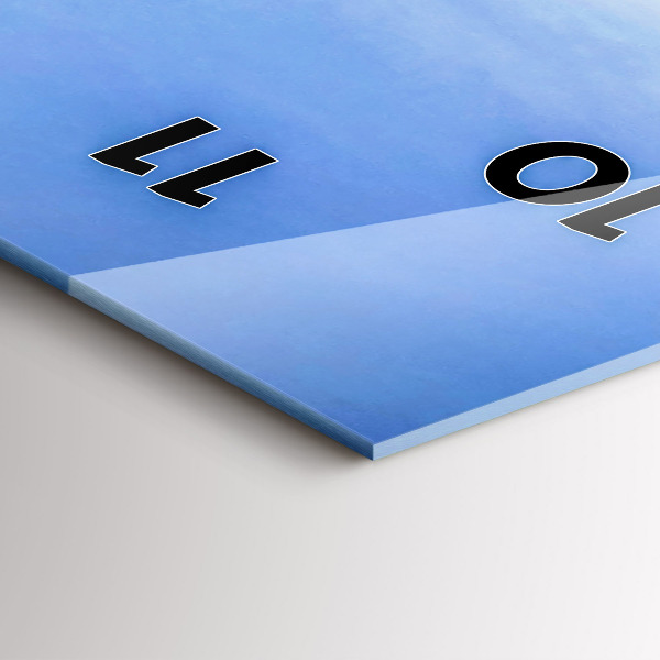 Reloj vertical Pico Sokolica en las montañas Pieniny - espejomat.es