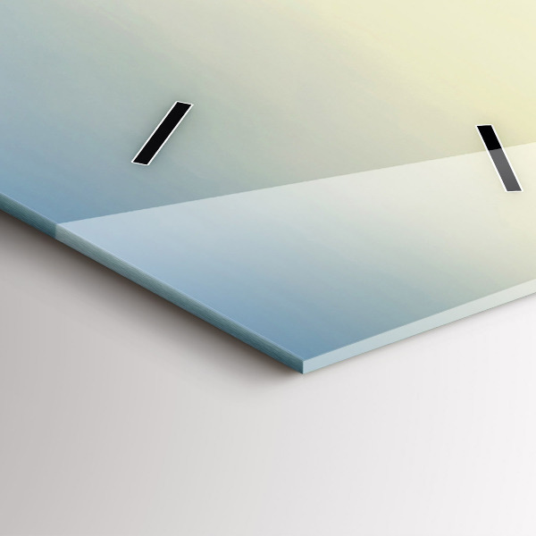 Reloj vertical Puesta de sol sobre montañas - espejomat.es