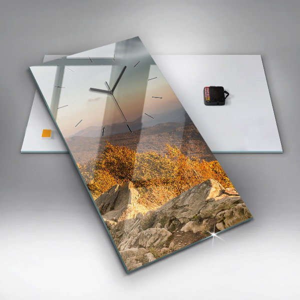 Reloj vertical Montañas Bieszczady - espejomat.es