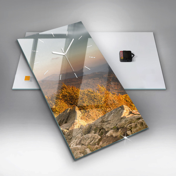 Reloj vertical Montañas Bieszczady - espejomat.es