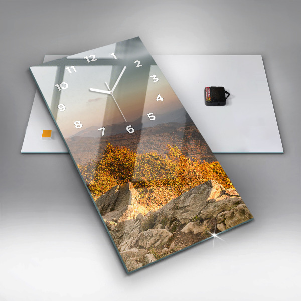 Reloj vertical Montañas Bieszczady - espejomat.es