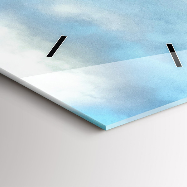 Reloj de vidrio vertical Paisaje de montaña en otoño - espejomat.es