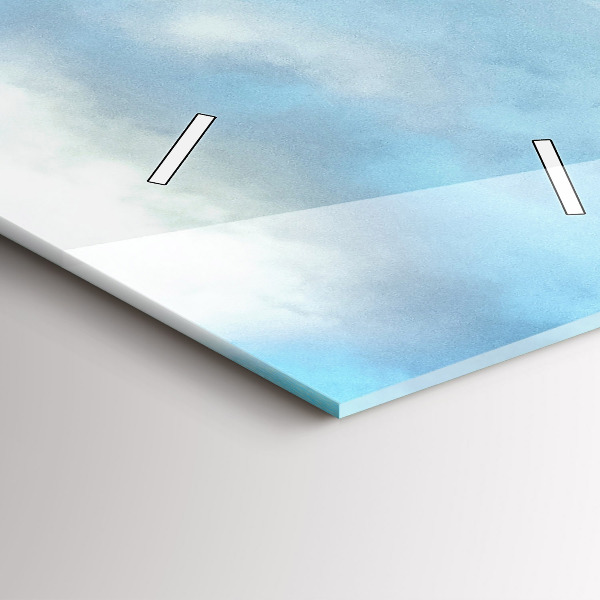 Reloj de vidrio vertical Paisaje de montaña en otoño - espejomat.es