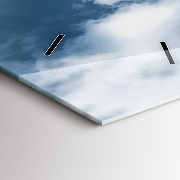 Reloj de cristal vertical Panorama de Ostrava - espejomat.es