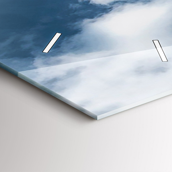 Reloj de cristal vertical Panorama de Ostrava - espejomat.es