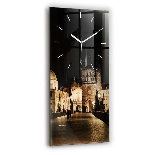 Reloj vertical Puente de Carlos en Praga - espejomat.es