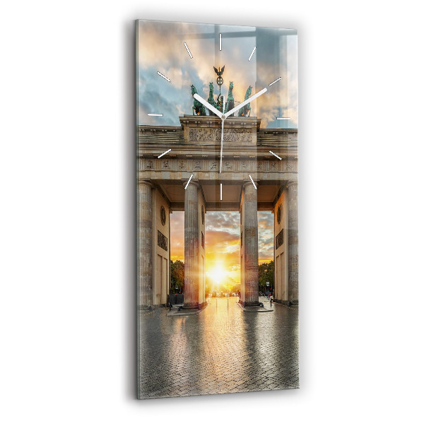 Reloj vertical Puerta de Brandemburgo en Berlín - espejomat.es