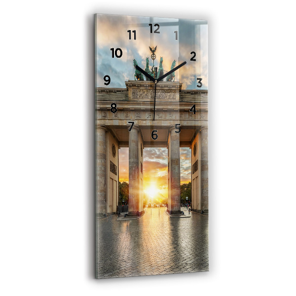 Reloj vertical Puerta de Brandemburgo en Berlín - espejomat.es