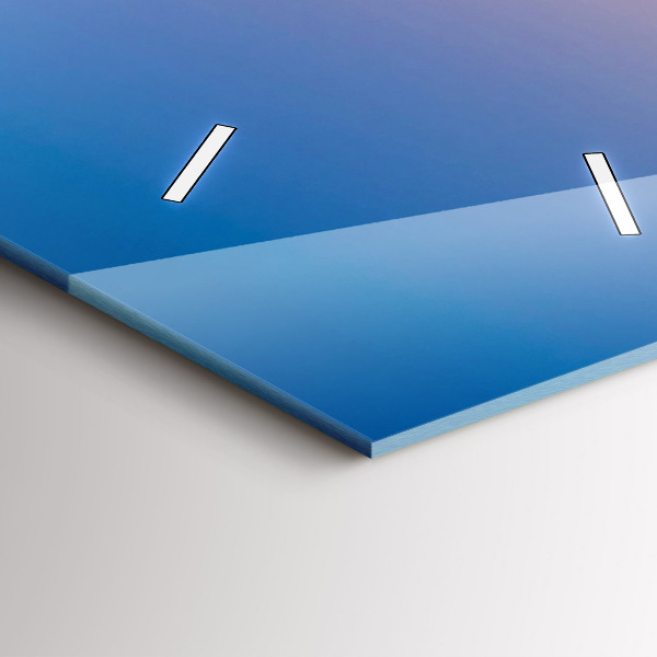 Reloj de vidrio vertical Ayuntamiento de Hamburgo - espejomat.es