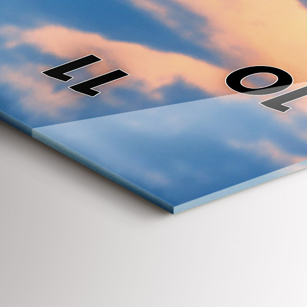 Reloj vertical Vista del ayuntamiento - espejomat.es