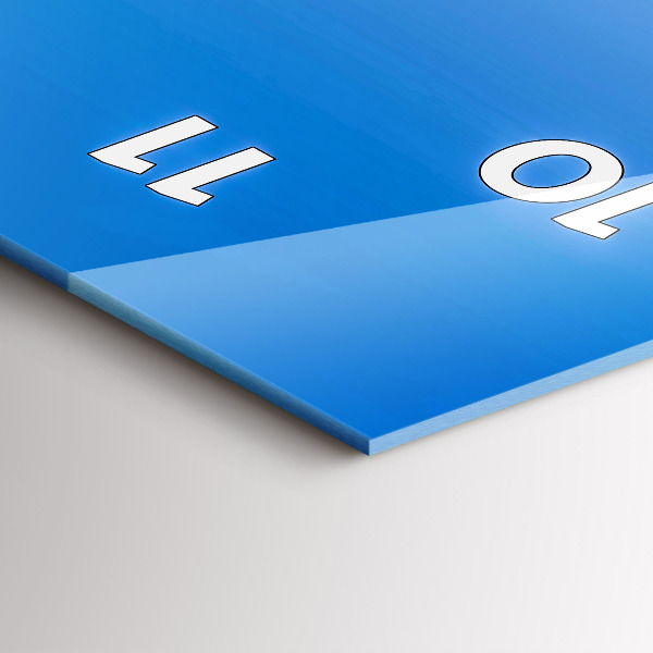 Reloj de vidrio vertical Castillo de Spiš en Eslovaquia - espejomat.es