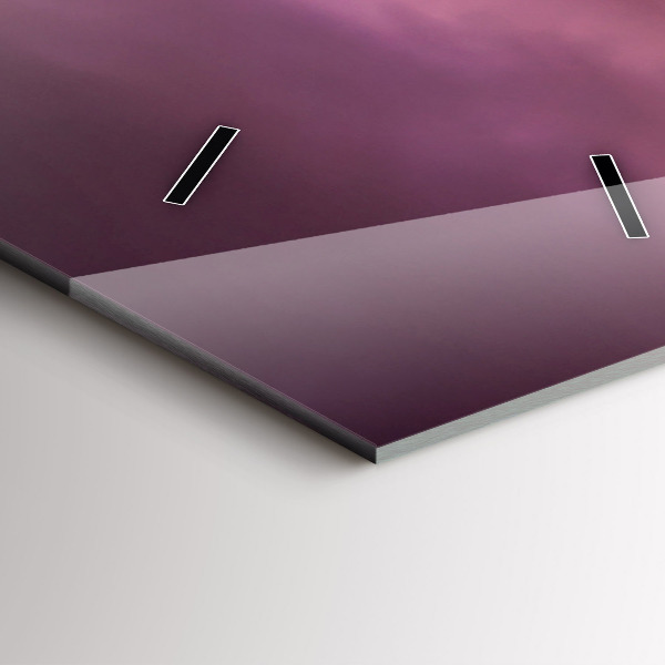 Reloj de cristal vertical Puesta de sol en el norte de Scottsdale - espejomat.es