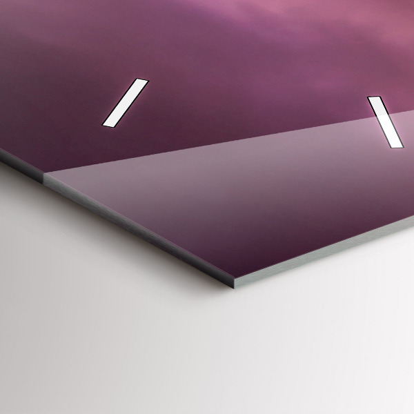 Reloj de cristal vertical Puesta de sol en el norte de Scottsdale - espejomat.es