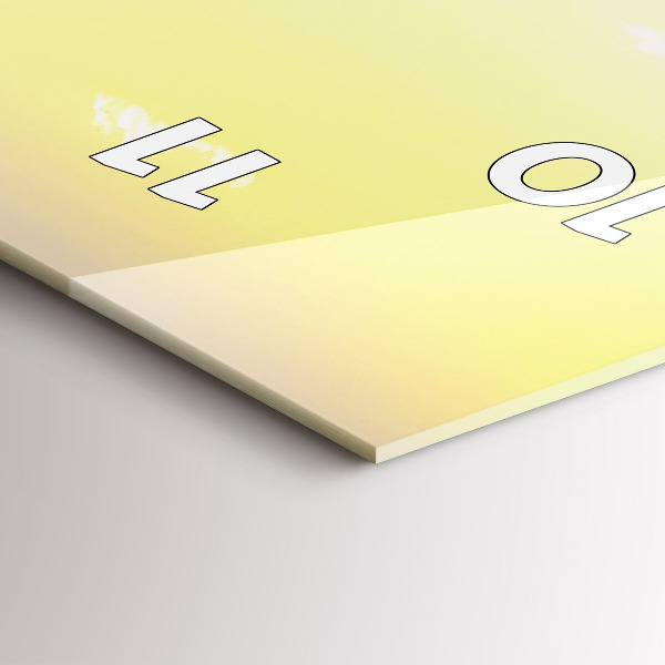 Reloj vertical Ilustración del desierto de Arizona - espejomat.es