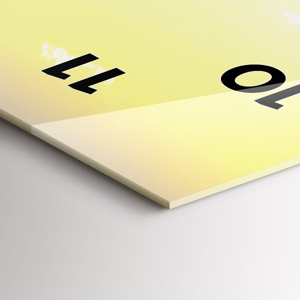 Reloj vertical Ilustración del desierto de Arizona - espejomat.es