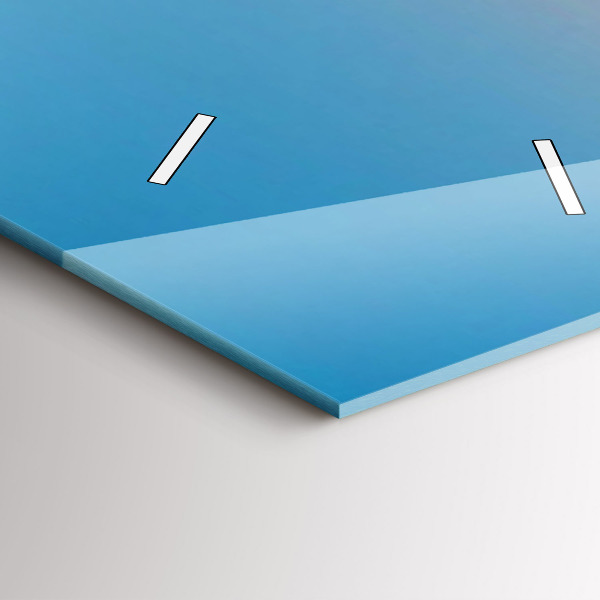 Reloj de vidrio vertical Montañas en San Antonio USA - espejomat.es