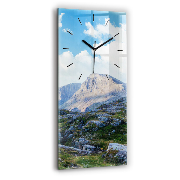 Reloj de vidrio vertical Paisaje rocoso - espejomat.es