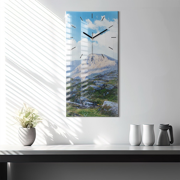 Reloj de vidrio vertical Paisaje rocoso - espejomat.es