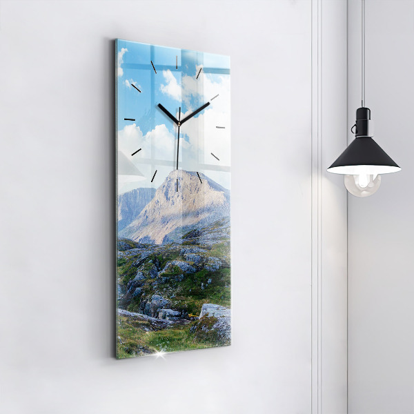 Reloj de vidrio vertical Paisaje rocoso - espejomat.es