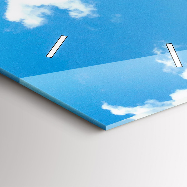 Reloj de vidrio vertical Paisaje rocoso - espejomat.es