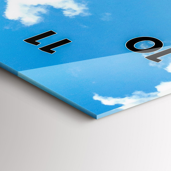 Reloj de vidrio vertical Paisaje rocoso - espejomat.es