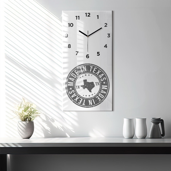 Reloj vertical Sello de Texas - espejomat.es