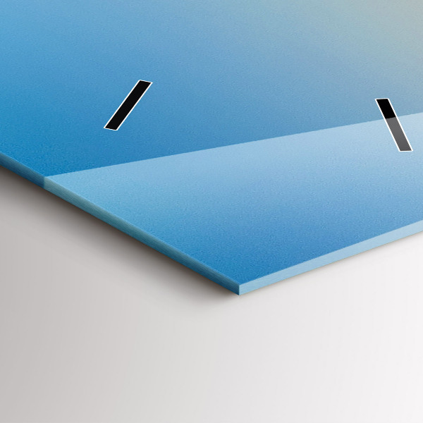 Reloj de cristal vertical Carretera de San Francisco - espejomat.es