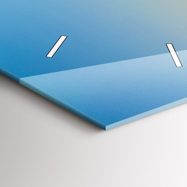 Reloj de cristal vertical Carretera de San Francisco - espejomat.es