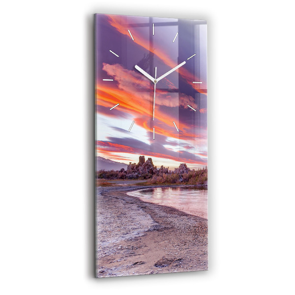 Reloj vertical Amanecer en California - espejomat.es