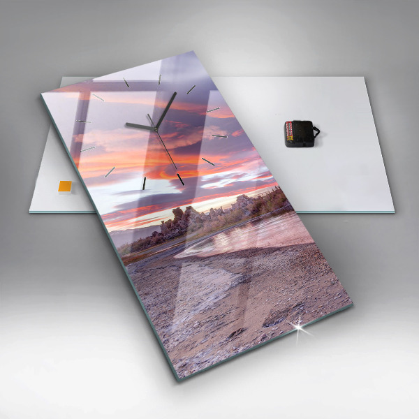 Reloj vertical Amanecer en California - espejomat.es