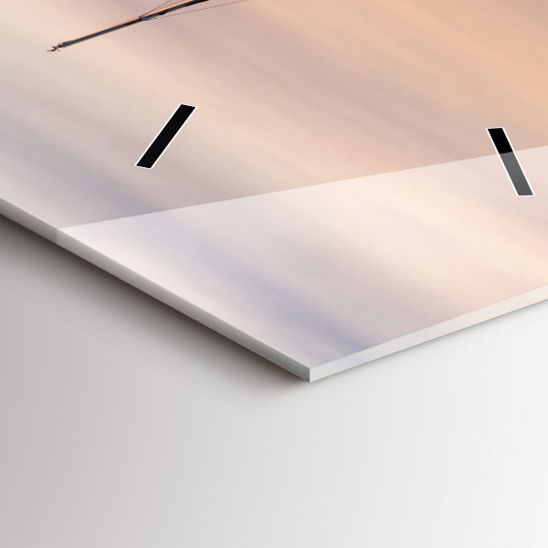 Reloj de cristal vertical Lago Balaton USA - espejomat.es